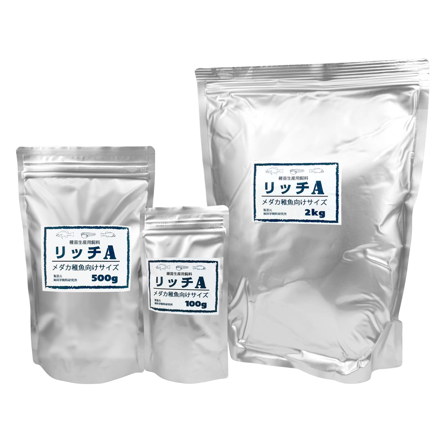 Amazon | リッチ A (メダカ 稚魚向けサイズ) (500g) お徳用サイズ